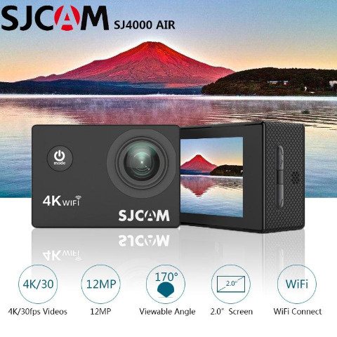 SJCAM SJ4000 AIR 4K Action Camera Full HD Allwinner 4K 30fps WIFI Sport DV 2.0" Screen Mini Helmet Camera Waterproof Sports DV